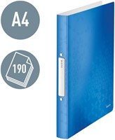 Ringband Leitz WOW A4 2-rings O-mechaniek 32mm PP blauw-1