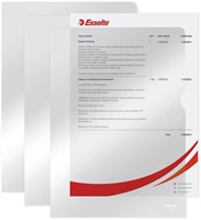 Insteekmap L-model Esselte standaard copy safe 0.11mm PP A4 glashelder 100 stuks-1