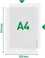 Insteekmap L-model Leitz Premium copy safe 0.17mm PP A4 transparant 100 stuks-9