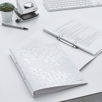 Ringband Leitz WOW A4 2-rings O-mechaniek 25mm PP wit-2