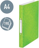 Ringband Leitz WOW A4 2-rings O-mechaniek 32mm PP groen-3