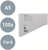 Scheidingsbladen Leitz A4 karton 200gr 11-gaats grijs 100 stuks-4
