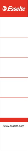 Rugetiket Esselte smal 30x158mm wit 100 stuks
