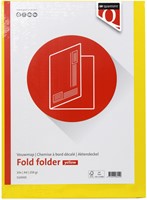 Vouwmap Quantore A4 ongelijke zijde 320gr geel-2