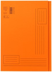 Vouwmap Quantore A4 ongelijke zijde 320gr oranje
