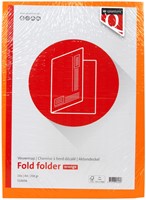 Vouwmap Quantore A4 ongelijke zijde 320gr oranje-2