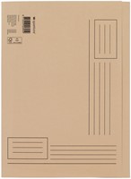 Vouwmap Quantore A4 ongelijke zijde 320gr beige