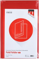 Vouwmap Quantore Folio ongelijke zijde 320gr rood-2