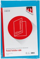 Vouwmap Quantore Folio ongelijke zijde 320gr blauw-2