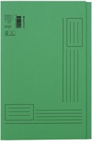 Vouwmap Quantore Folio ongelijke zijde 320gr groen