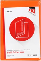Vouwmap Quantore Folio ongelijke zijde 320gr oranje-2