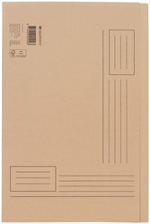 Vouwmap Quantore Folio ongelijke zijde 320gr beige