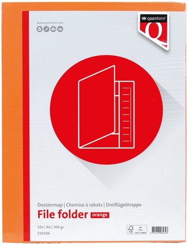 Dossiermap Quantore A4 320gr oranje-2