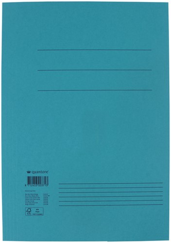 Dossiermap Quantore folio 300gr blauw