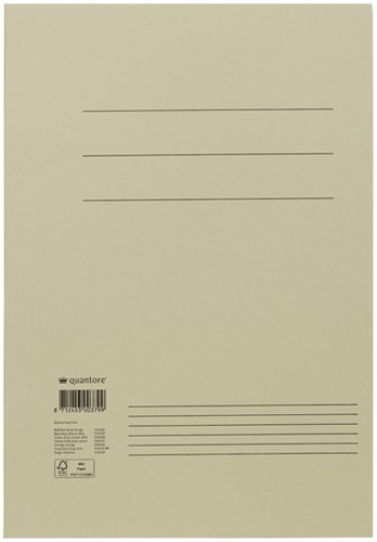 Dossiermap Quantore folio 250gr grijs