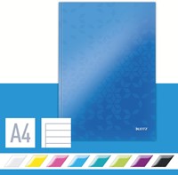 Notitieboek Leitz WOW A5 160blz 90gr lijn blauw-3