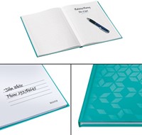 Notitieboek Leitz WOW A4 160 pagina's 90gr lijn ijsblauw-4