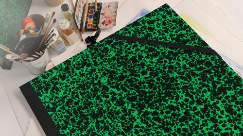 Tekenmap Canson Studio Annonay elastieksluiting 320x450mm groen-3