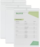 Insteekmap U-model Leitz Premium met ophangoog 0.20mm PVC A4 transparant 50 stuks-3