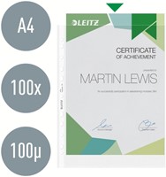 Showtas Leitz Premium 0.10mm PP A4 transparant 100 stuks-8