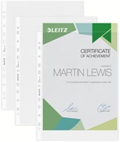 Showtas Leitz Premium 0.10mm PP A4 transparant 100 stuks-5