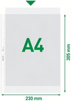 Showtas Leitz Premium 0.10mm PP A4 transparant 100 stuks-2