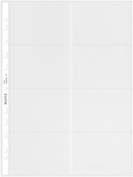 Showtas Leitz Premium voor visitekaartjes copy safe PP A4 glashelder 10 stuks