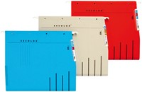 Hangmap Djois Secolor recycled lateraal voor legbord rood-2