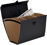 Sorteerkoffer Bankers Box Handifile 19-vaks zwart-5