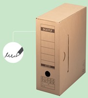 Archiefdoos met deksel Leitz Premium 120x275x325mm natuurbruin-8