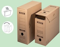 Archiefdoos met deksel Leitz Premium 120x275x325mm natuurbruin-15