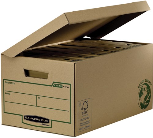 Opbergdoos Bankers Box Earth flip top bruin-3