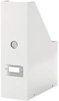 Tijdschriftencassette Leitz WOW click & store gerecycled karton wit-3
