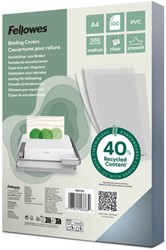 Voorblad Fellowes A4 PVC 300micron 100 stuks