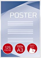 Lamineerhoes GBC A3 zelfklevend 2x125micron 100 stuks-2