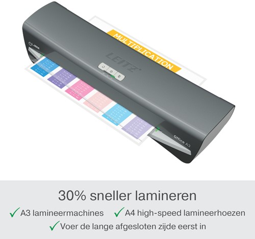 Lamineermachine Leitz iLAM Office A3 zilver-3