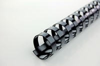 Bindrug GBC 6mm 21rings A4 zwart 100 stuks-2
