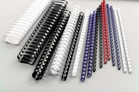 Bindrug GBC 8mm 21rings A4 rood 100 stuks-1