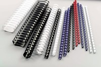 Bindrug GBC 10mm 21rings A4 blauw 100 stuks-1