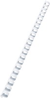 Bindrug GBC 12mm 21rings A4 wit 100 stuks-2