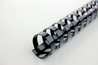 Bindrug GBC 12mm 21rings A4 zwart 100 stuks-2