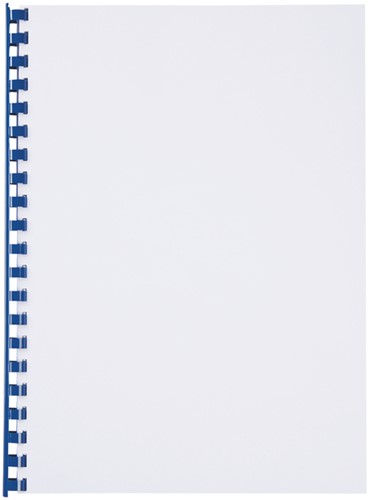 Bindrug GBC 12mm 21rings A4 blauw 100 stuks-2