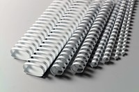 Bindrug GBC 19mm 21rings A4 wit 100 stuks-1