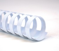 Bindrug GBC 25mm 21rings A4 wit 50 stuks-1