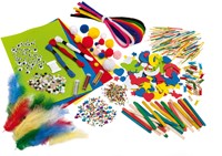 Hobby artikelen Folia met meer dan 1300 stuks assorti-1