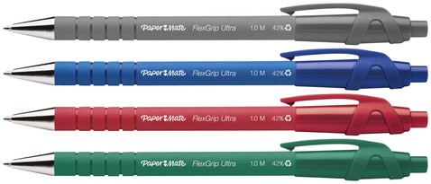 Balpen Paper Mate Flexgrip Ultra medium rood-3