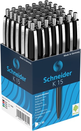 Balpen Schneider K15 medium zwart-2