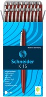Balpen Schneider K15 medium rood-2