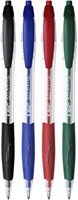 Balpen Bic Atlantis classic grip clic medium zwart-1