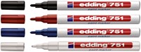 Paintmarker edding 751 op oliebasis 1-2mm blauw-3